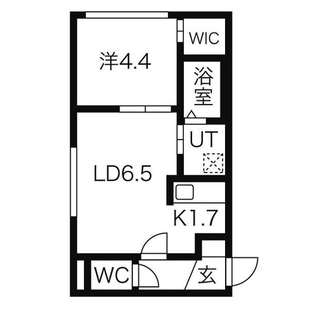 北１３条東駅 徒歩9分 2階の物件間取画像